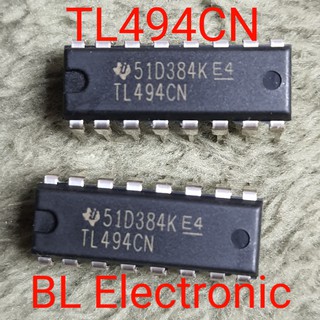 ของแท้ TL494CN tl494 DIP16 PULSE-WIDTH-MODULATION CONTROL 1ชิ้น(1pcs)