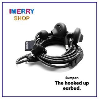 Urbanears [ของแท้ รับประกัน 1 ปี] หูฟังมีสาย หูฟัง inear สีดำ พร้อมไมโครโฟน รีโมท มีสาย แฟชั่น Sumpan Indigo