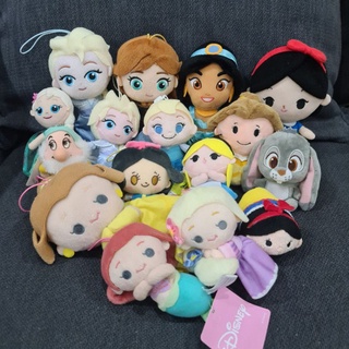 พวงกุญแจ เจ้าหญิง Princess แอเรียล อันนา เอลซ่า อลิส ราพันเซล Ariel Anna Elsa Alice Rapunzel Cinderella ลิขสิทธิ์แท้