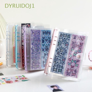 Dyruidoj1 สติ๊กเกอร์ Diy A5 มัลติฟังก์ชั่นสําหรับใส่จัดเก็บเครื่องเขียนอัลบั้มภาพหนังสือ