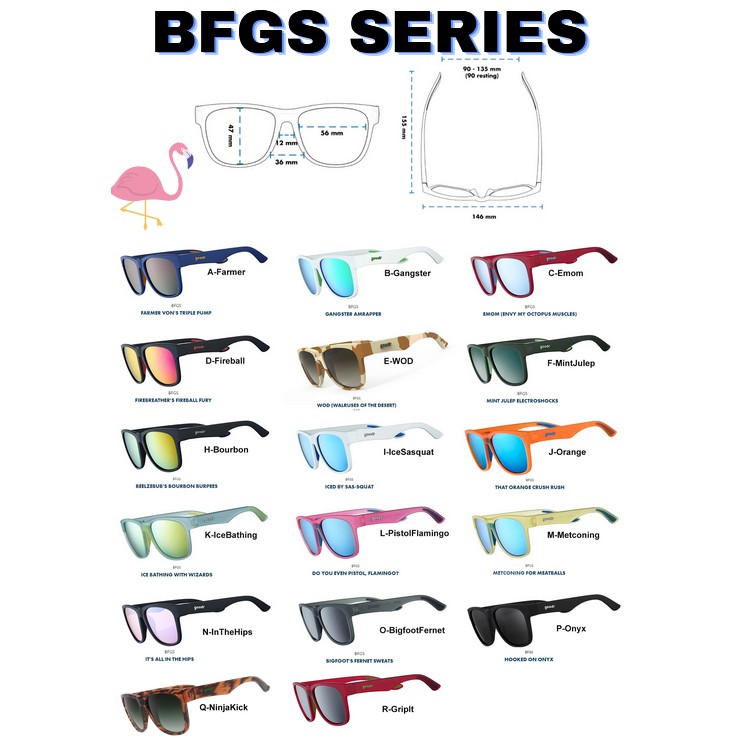 กระเป๋าใส่แว่นตา 6-1 Bfg Goodr Glasses และ 1 Goodr Ogs สําหรับใส่แว่นตา - herman.lindarto.th