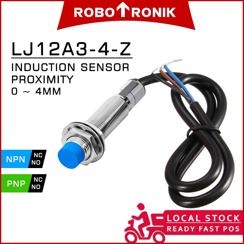 Proximity LJ12A3-4 เซ็นเซอร์เหนี่ยวนํา NPN PNP ปกติเปิดปิดไม่มี NC สวิทช์ 12A3 LJ12A3-4-Z/BX Z/BY Z/