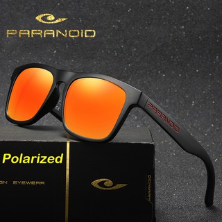 PARANOID Sunglasses Men Polarized Square Mirror Brand Design Luxury Vintage