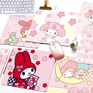 แผ่นรองเมาส์ พิมพ์ลาย My Melody น่ารัก กันลื่น สําหรับเล่นเกม คอมพิวเตอร์ มัลติมีเดีย