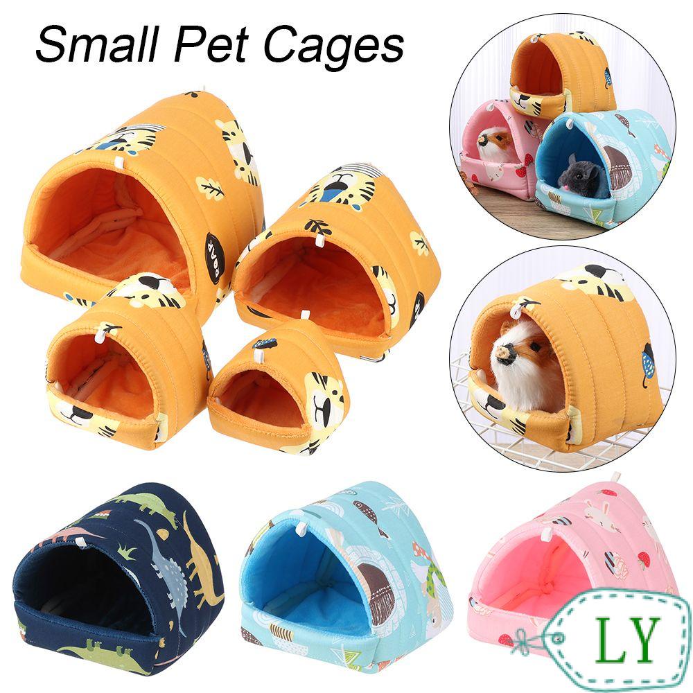 LY Soft Hamster House Colorful Warm Mat Small Animal Sleeping Bed Cute ...