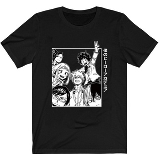 เสื้อยืดผ้าฝ้าย พิมพ์ลายอนิเมะ My Hero Academia MHA Boku No Hero Academia แฟชั่นผู้ชาย