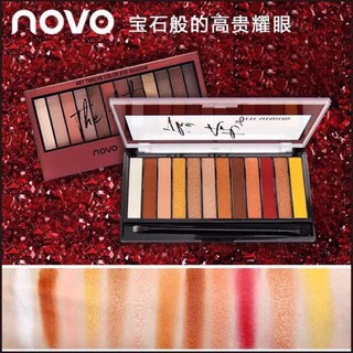 🌈Novo Art Twelve Color Eye Shadow🌈 อายเชโดว์พาเลท 12 สี no.5205