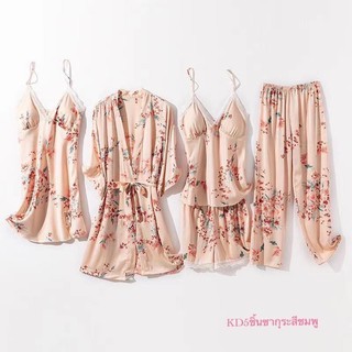 👚👕 งานผ้าซาติน  พรีเมียมชุดนอน+ชุดคลุม 🧥👗