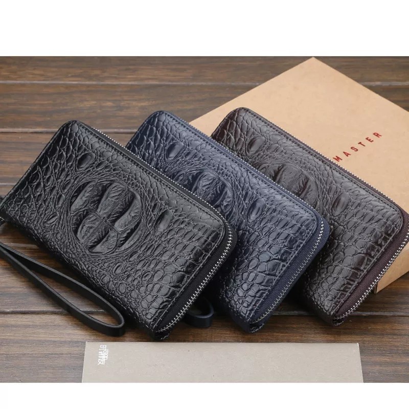 กระเป๋าสตางค์ 🆗ลายหนังจรเข้ ส่วนโหนกหลัง🔻CROCODILE WALLET🔻ส่งไวจากไทย ✅