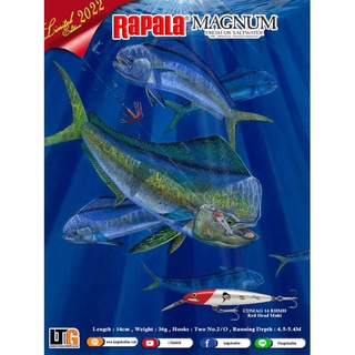 อุปกรณ์ตกปลา เหยื่อปลอม Rapala CountDown Magnum CDMAG14 Limited Edition สี RHMH 14cm