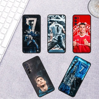 เคสนิ่ม ลาย Cristiano Ronaldo CR7 TE6 สําหรับ Samsung Galaxy M02 A02 A03S A6 A7 A8 A9 A10 A10S Plus