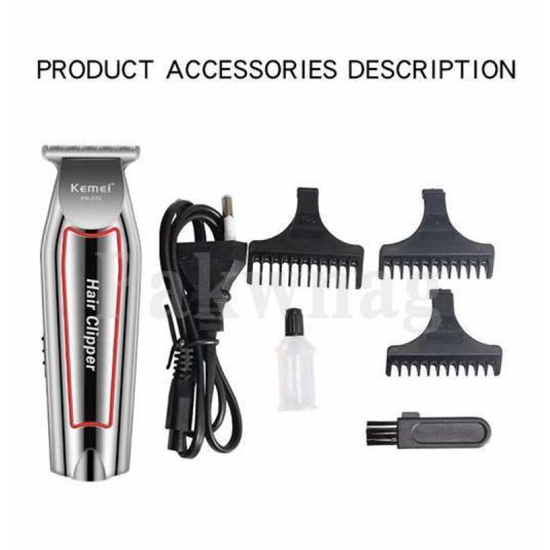 Best Flashlight ส่งด่วน พร้อมส่ง ((ใหม่ล่าสุด)) Kemei KM032 KM-032 ปัตตาเลี่ยนตัดผม แบตตาเลียนตัดผม 