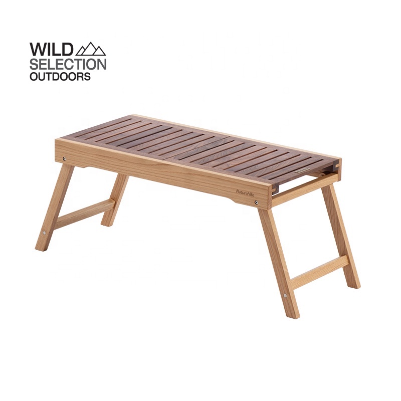โต๊ะไม้  Naturehike แบบรางเลื่อน อุปกรณ์ แคมป์ปิ้ง Slide rail folding wooden table NH21JU001