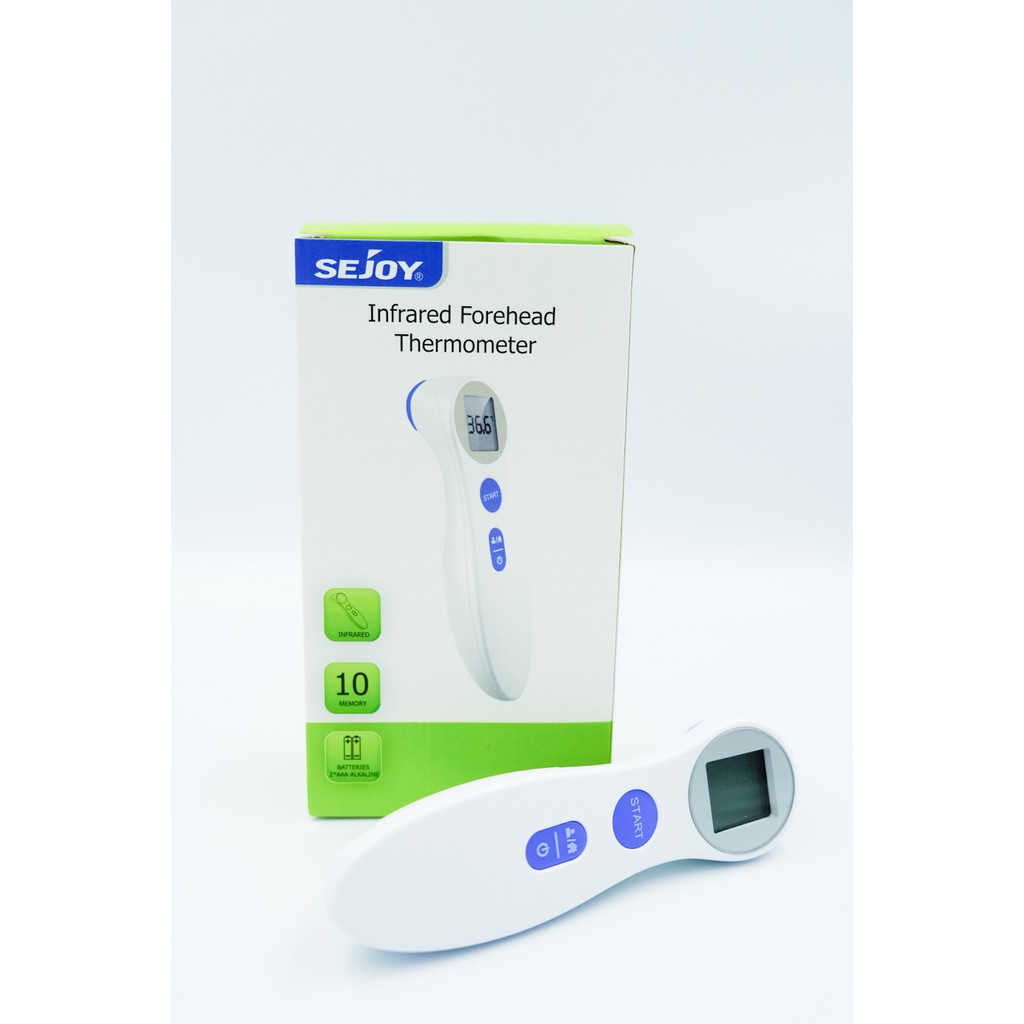 (พร้อมส่ง) เครื่องวัดไข้ ที่วัดไข้ เครื่องวัดอุณหภูมิ แบบอินฟาเรด - Infrared Forehead Thermometer - 