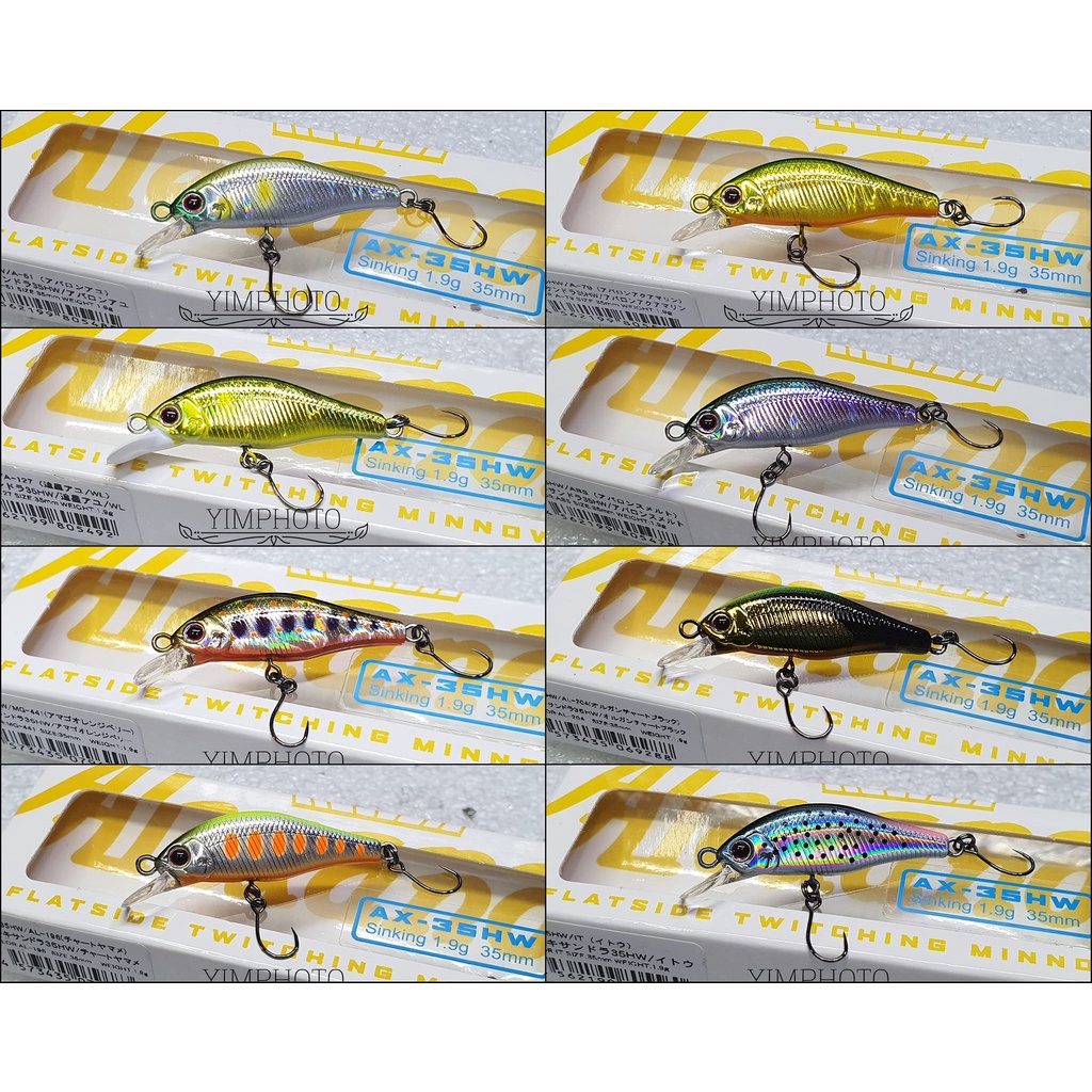 Palms Anres Alexandra 35HW 1.9g (เหยื่อจม) เหยื่อปลอม ปาล์ม อเล็กซานดร้า ของแท้ 100% เหยื่อตกปลา