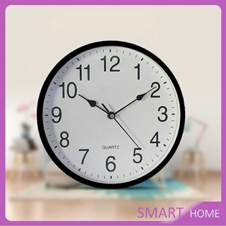 นาฬิกาแขวนทรงกลม  เรียบง่ายและมีสไตล์ นาฬิกาเดินเงียบ   wall clock