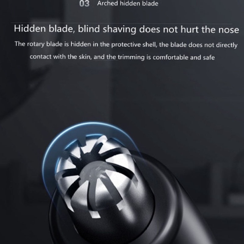 เครื่องกำจัดขนถาวร มีดโกน Xiaomi เครื่องตัดขนจมูก Enchen Electric Nose Hair กันน้ำ IPX7 Waterproof เครื่องตัดขนจมูกขนาดเ