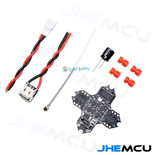 Jhemcu GSF405A-BMI AIO BMI270 F405 ตัวควบคุมการบิน BLHELIS 5A 4in1 ESC ELRS 2.4G RX 1-2S 25.5X25.5 มม. สําหรับโดรน FPV DIY