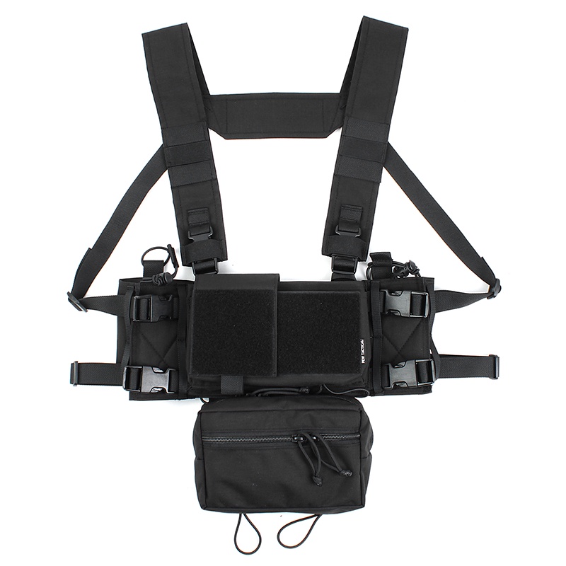 PEW ยุทธวิธี MK3/MK4 Chest Rig D3 500D Original Matte Cordura ผ้าวิทยุกระเป๋า Drop กระเป๋ายุทธวิธี MK4 Chest Rig CR01