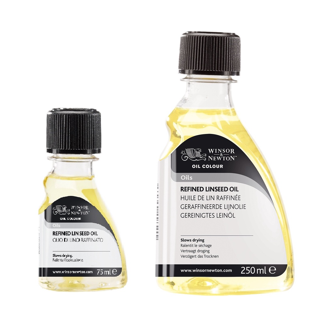 น้ำมันลินสีด Refined Linseed oil Winsor & Newton