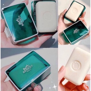 แทั 100% สบู่ Hermes พร้อมกล่อง Eau Dorange Verte Soap ขนาด 50g