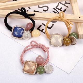 Korean Starry Sky Jelly Beads Hair Accessories Rubber Band Hair Rope Hair Tie Hairties