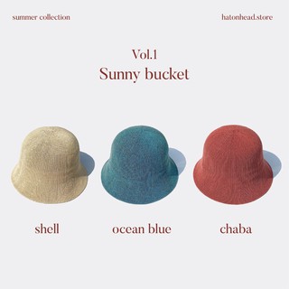 hatonhead.store sunny bucket หมวกบักเก็ตสาน