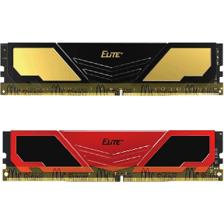 8GB (8GBx1) DDR4/3200 RAM (แรมพีซี) TEAMGROUP ELITE PLUS U-DIMM (มี 2 สี RED | GOLD-BLACK) CL22 ประกันตลอดการใช้งาน