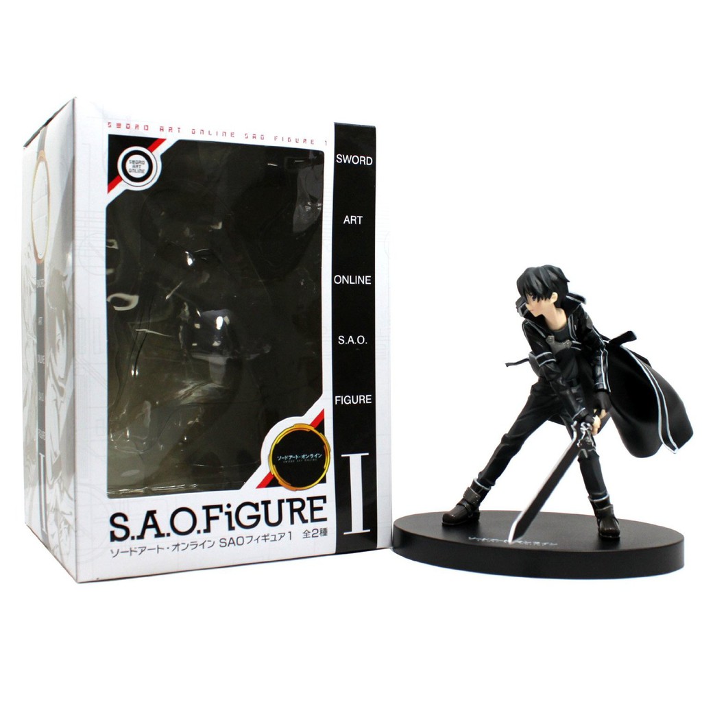 โมเดล SAO คิริโตะ S.A.O. Sword Art Online Kirito 15cm PVC Figure New In Box