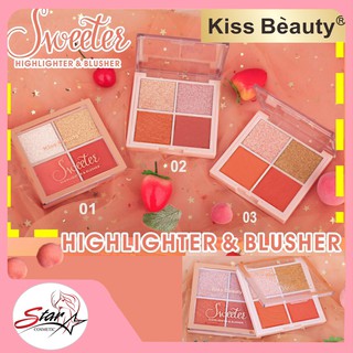 Kiss Beauty sweeter highlighter blush