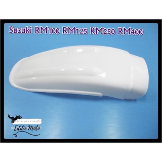 SUZUKI RM100 RM125 RM250 RM400 2610RMW REAR FENDER PLASTIC "WHITE"  // บังโคลนหลังมอเตอร์ไซค์ พลาสติก สีขาว