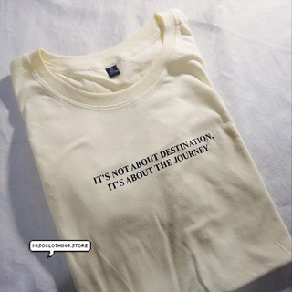 "The Journey " เสื้อยืดสกรีน สวมใส่สบาย