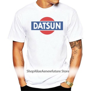 เสื้อยืดสีพื้น - เสื้อยืดคอตตอนผู้ชาย Datsun เสื้อยืดคอโอค่อม