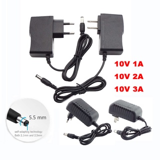 อะแดปเตอร์พาวเวอร์ซัพพลายชาร์จกล้องวงจรปิด 10V 1A 2A 3A AC DC แจ็ค 5.5*2.5 มม.