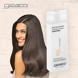 Giovanni ครีมนวดผมสูตรอ่อนโยน Eco Chic® 50:50 Balanced Hydrating-Calming Conditioner (250 ml)