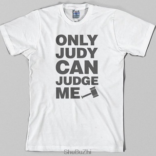 คอลูกเรือเสื้อยืดคอกลมเสื้อยืดแขนสั้นลําลอง ผ้าฝ้าย พิมพ์ลาย Judge Judy Inspired แฟชั่นฤดูร้อน สําหรับผู้ชายผ้าฝ้ายแท้