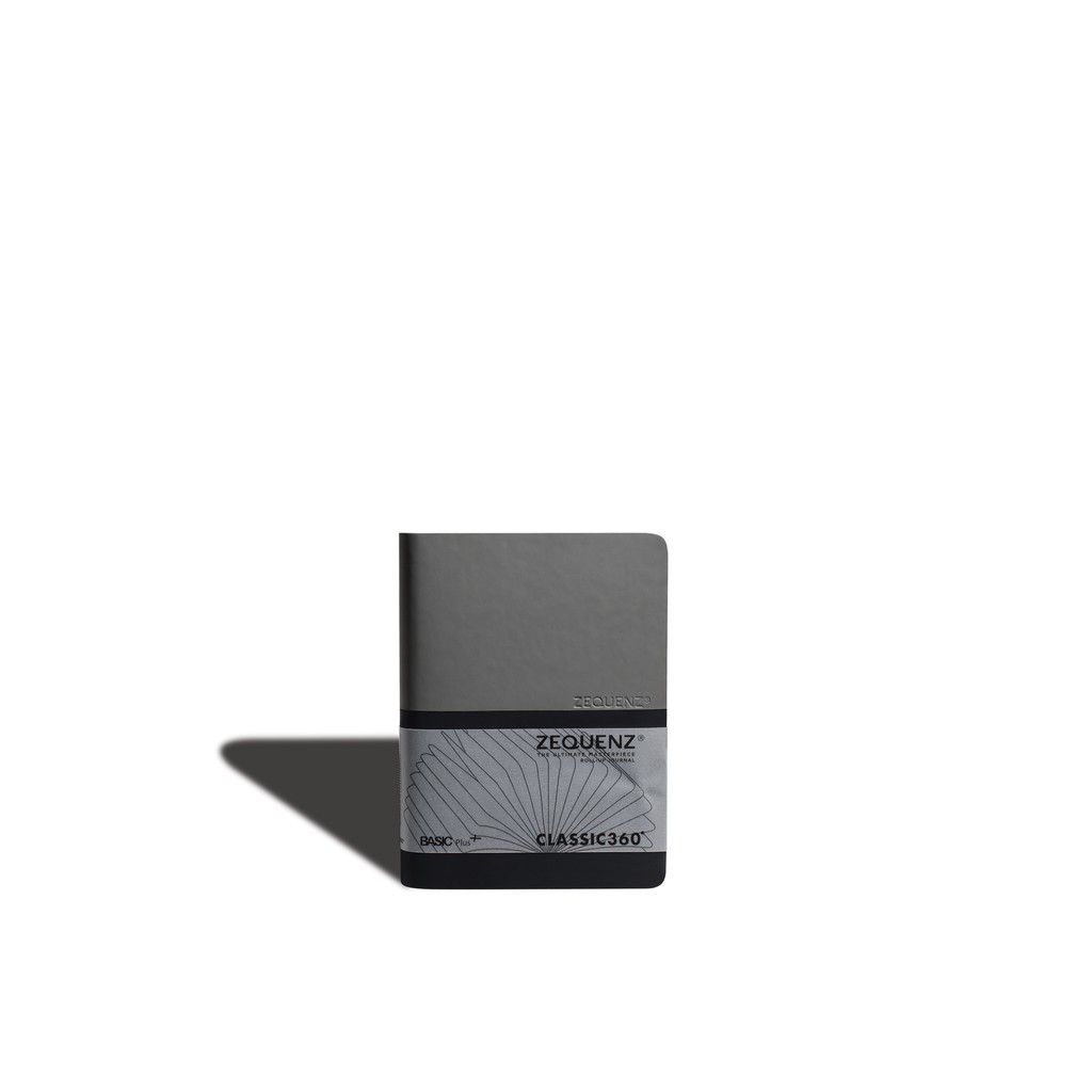 ZEQUENZ Basic Plus+ A6 Gray/Black Ruled/Blank สมุดโน๊ต Zequenz สีเทา/สีดำ เส้น/ไม่เส้น ขนาด A6