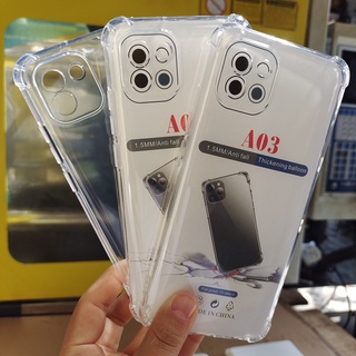 เคสใสกันกระแทก Samsung Galaxy A03/A03S ขอบกันกระแทก  คลุมป้องกันกล้อง