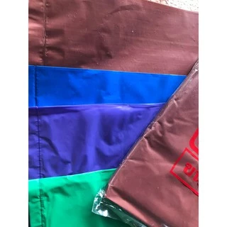 ถุงหูหิ้วสี ถุงใหญ่ เกรด A เหนียวพิเศษ ( 18x38,22x39,25x42,44x45นิ้ว )(1ห่อ)