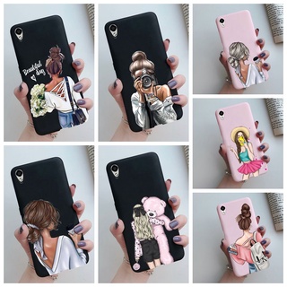 เคสโทรศัพท์มือถือซิลิโคน Tpu แบบนิ่มลายผู้หญิงสวยงามสําหรับ Oppo A37 A37F A37Fw A37M Oppo A37