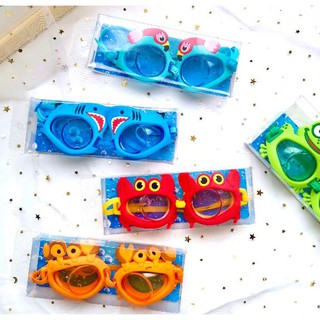 Swimming goggles Animal แว่นตาว่ายน้ำซิลิโคนลายสัตว์แฟนซี