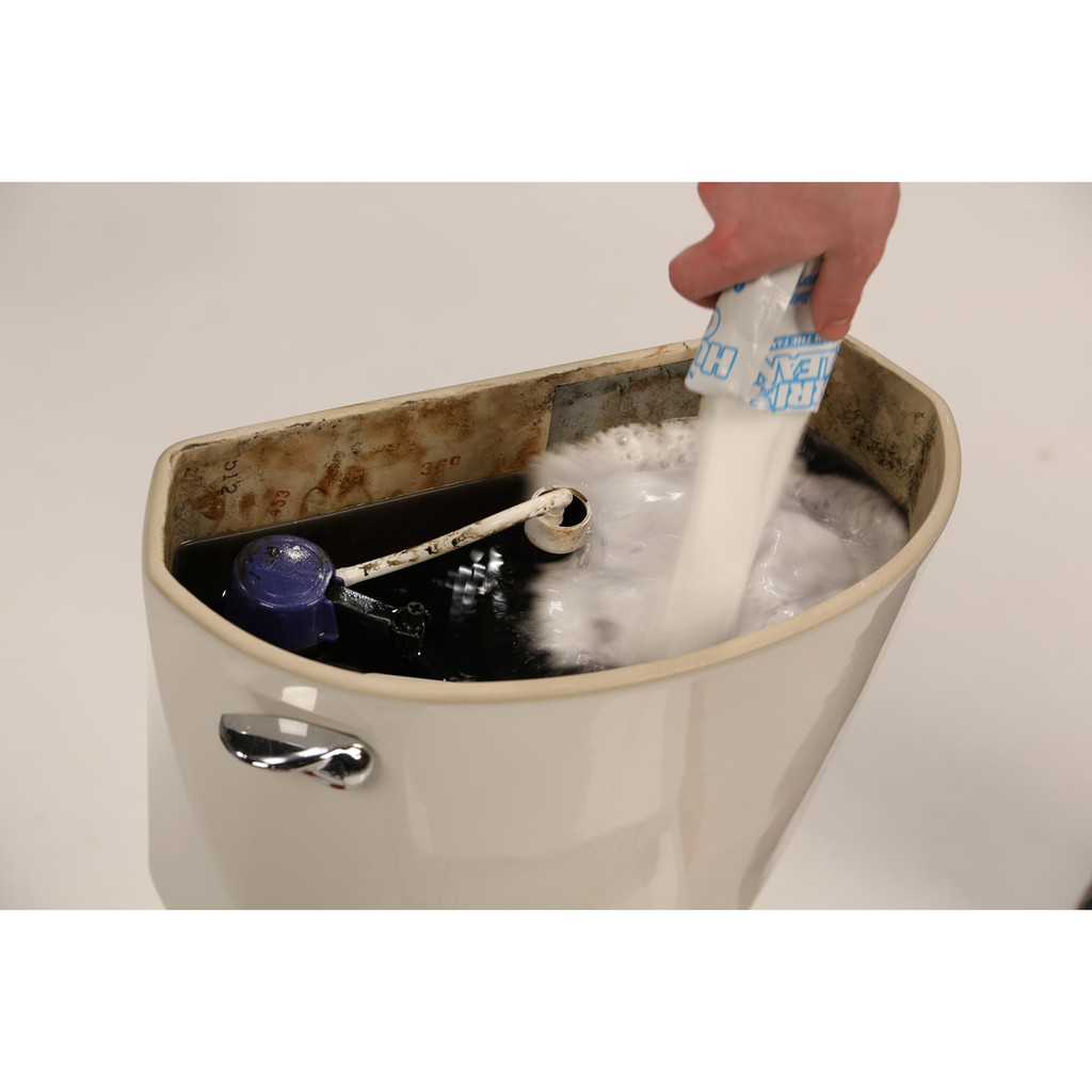 ผงทำความสะอาด โถส้วม ชักโครก ห้องน้ำ แทงค์น้ำ น้ำยาทำความสะอาด น้ำยาล้างห้องน้ำ  HurriClean - รูปที่ 4