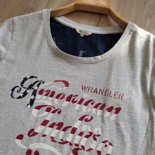 เสื้อยืด Wrangler สกรีน American Indigo