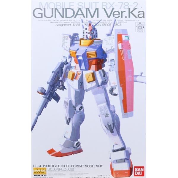 Bandai MG Gundam Ver.Ka 4573102635372 (Plastic Model)