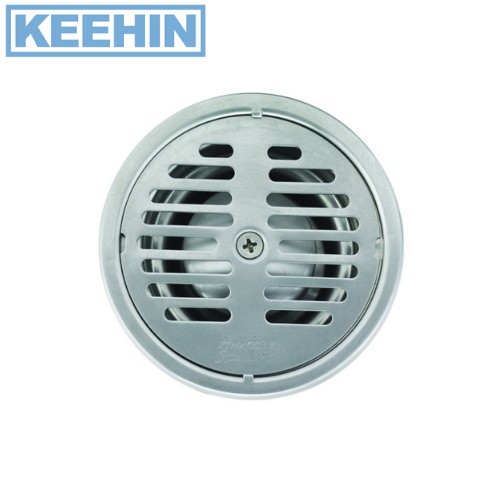 A8211-N ตะแกรงกลิ่นสแตนเลส แบบกลม 6 นิ้ว A8211-N Floor Drain 6'' Round Stainless Steel American Stan