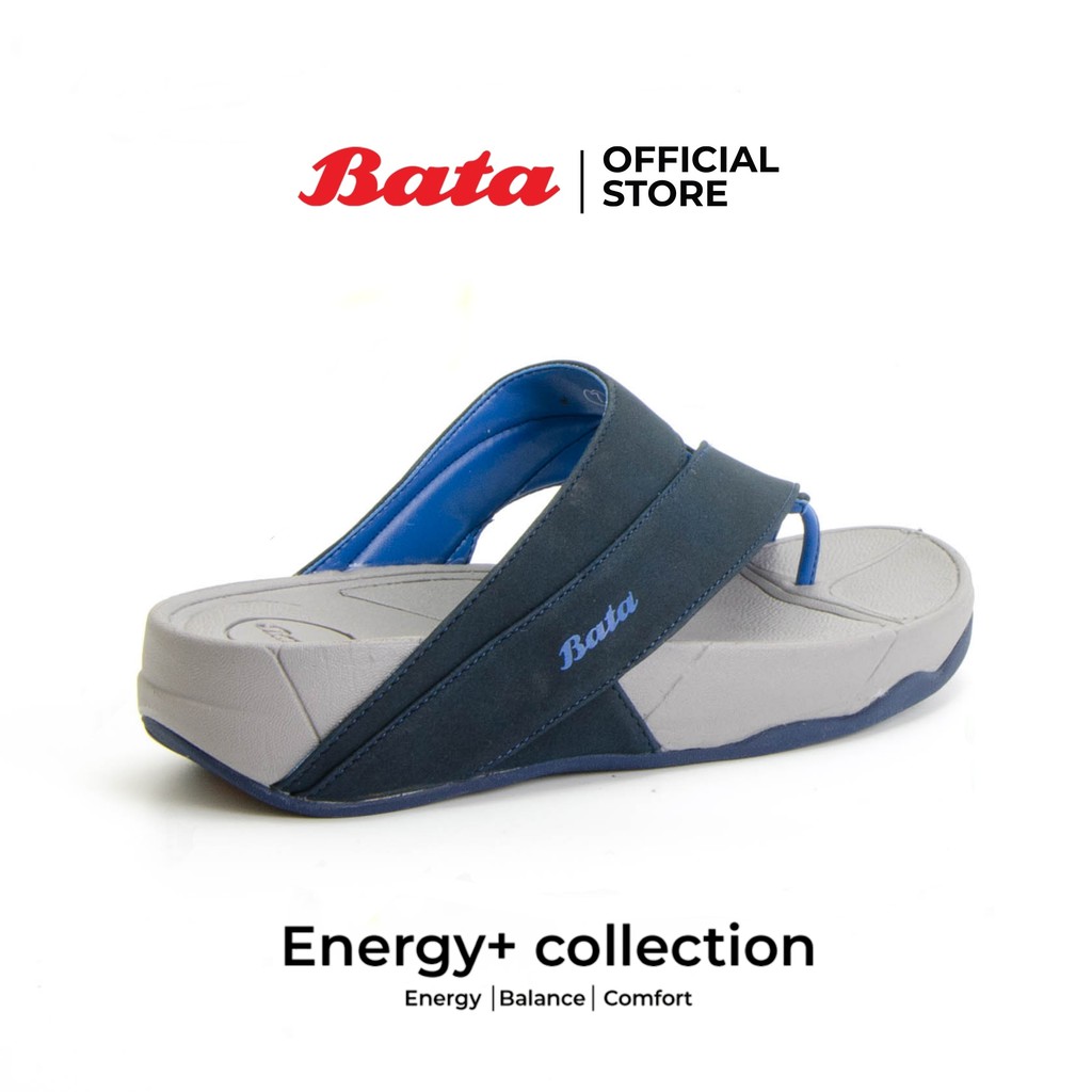 Bata Energy+ รองเท้าแตะลำลองแฟชั่นผู้ชาย รุ่น WELL UP สีน้ำเงิน รหัส 8719342 Size 6-11 นุ่มสบาย #8