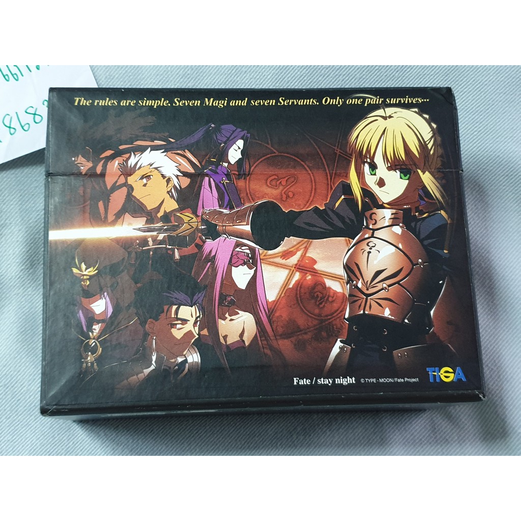 Dvd Box Set Fate Stay Night Tiga Shopee Thailand