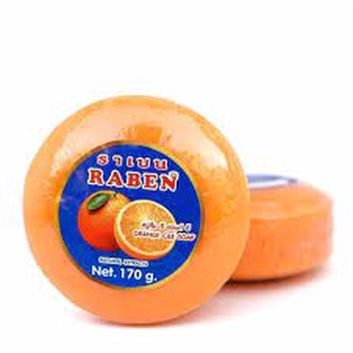 [ครึ่งโหล] Raben สบู่ส้ม สบู่ราเบน C&amp;E ราเบน ขนาด 170g Orange C&amp;E Soap (6pcs)