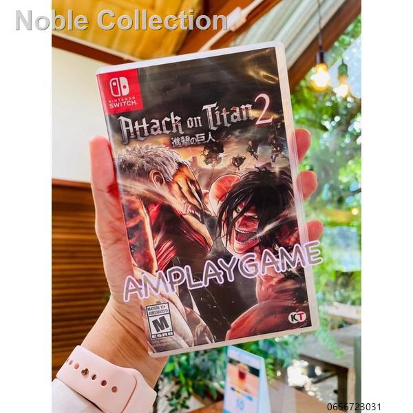 ▫🔥จัดส่งเร็วจากร้านใหม่🔥 แผ่นเกมส์ Nintendo switch - Attack on Titan (มือ 2)