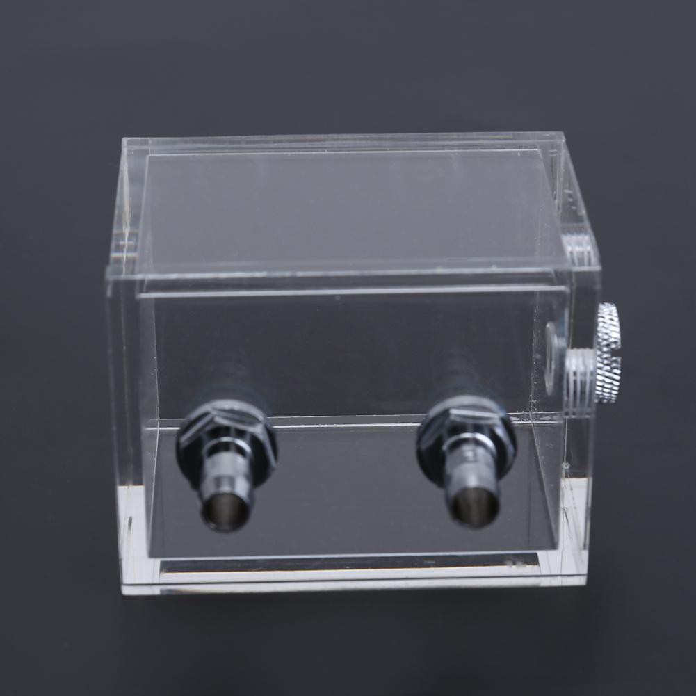  Water Tank for PC Water Cooling System with 2pcs Tube Connecters